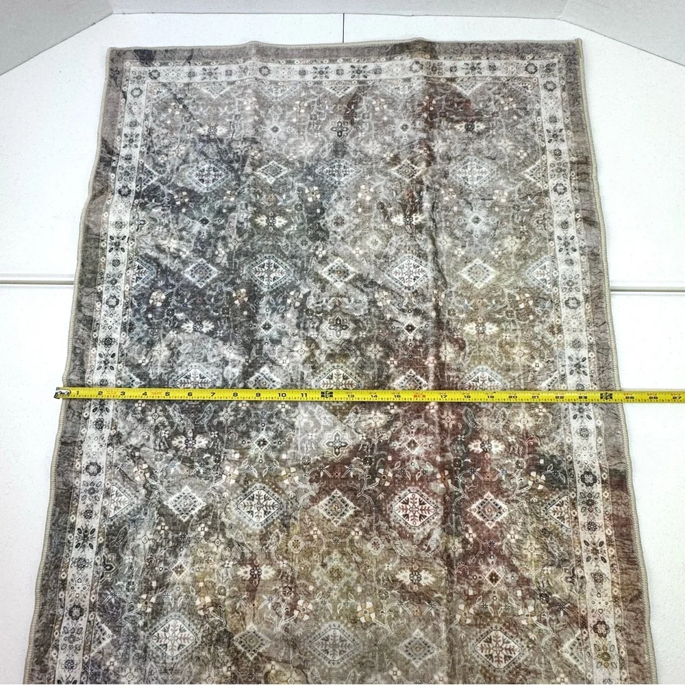 Retro Bohemian Rug 2x3 ft